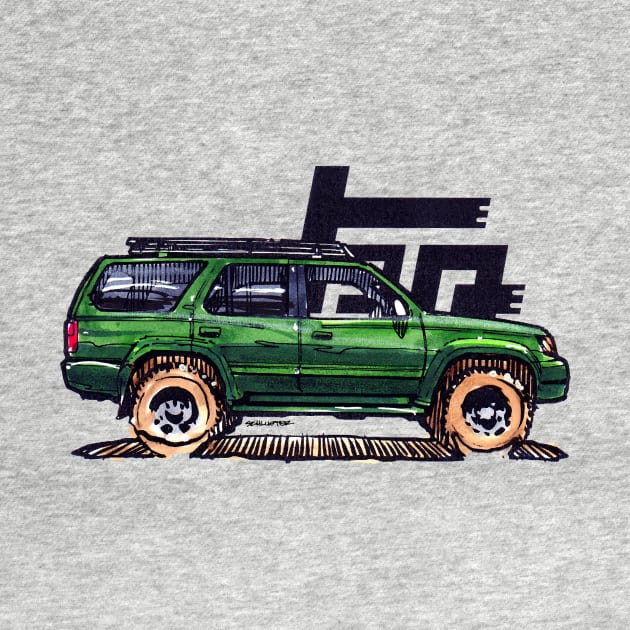 3rd Gen 4Runner TRD - Green by robert1117